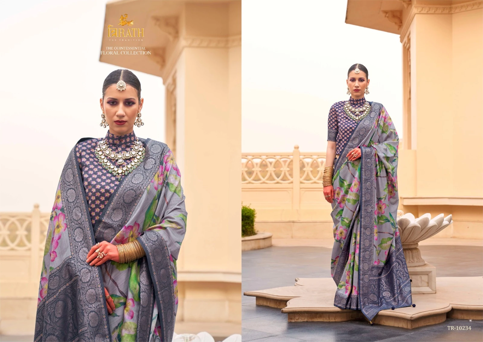 Trirath Pushpavatika Super Pv Silk Wholesale Fancy Sarees Catalog — Wholesale Sarees, MPA wholesale from Surat — Photo 2